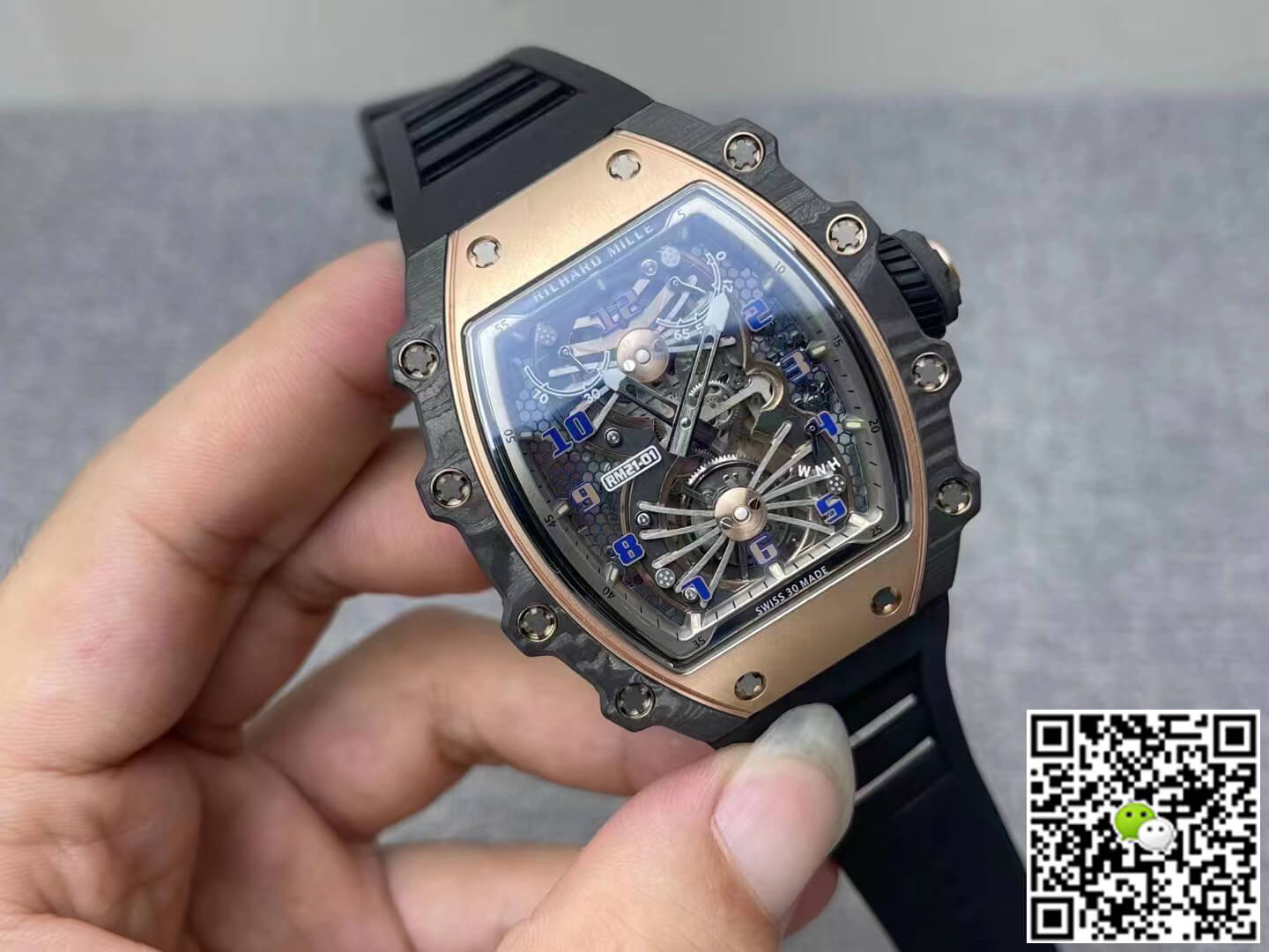 Replica Richard Mille RM21-01 1:1 Best Edition RM Factory Tourbillon Skeleton Dial