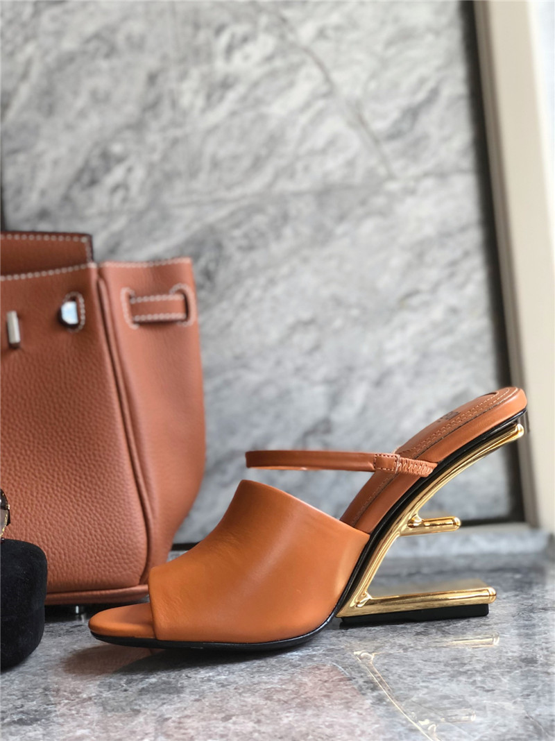 F**di first high-heeled sandal