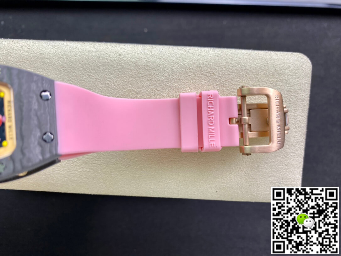 Richard Mille Replica RM-07 Bon Bon 1:1 Best Edition RM Factory Pink Strap