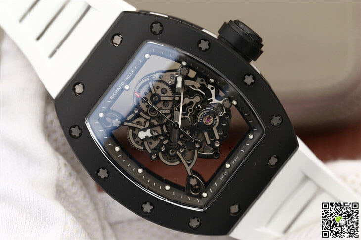 Replica Richard Mille RM055 1:1 Best Edition KV Factory Ceramic Case
