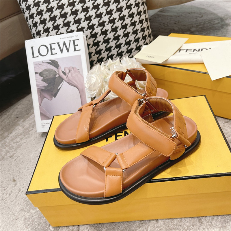 F**di letters webbing sandals