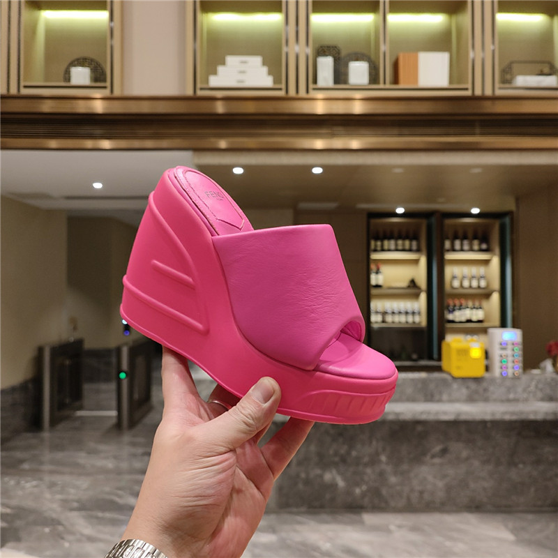 F**di wedge platform sandals