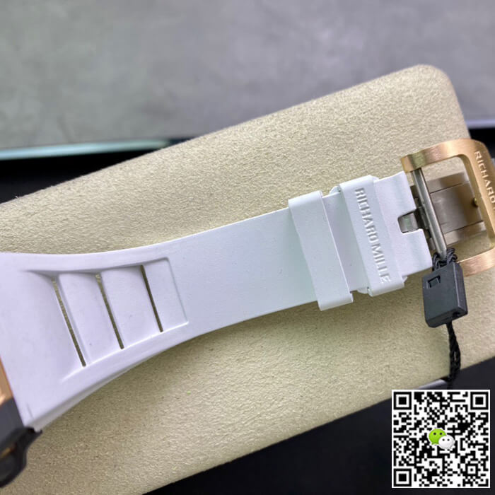 Replica Richard Mille RM21-01 1:1 Best Edition RM Factory Tourbillon Skeleton Dial White Strap