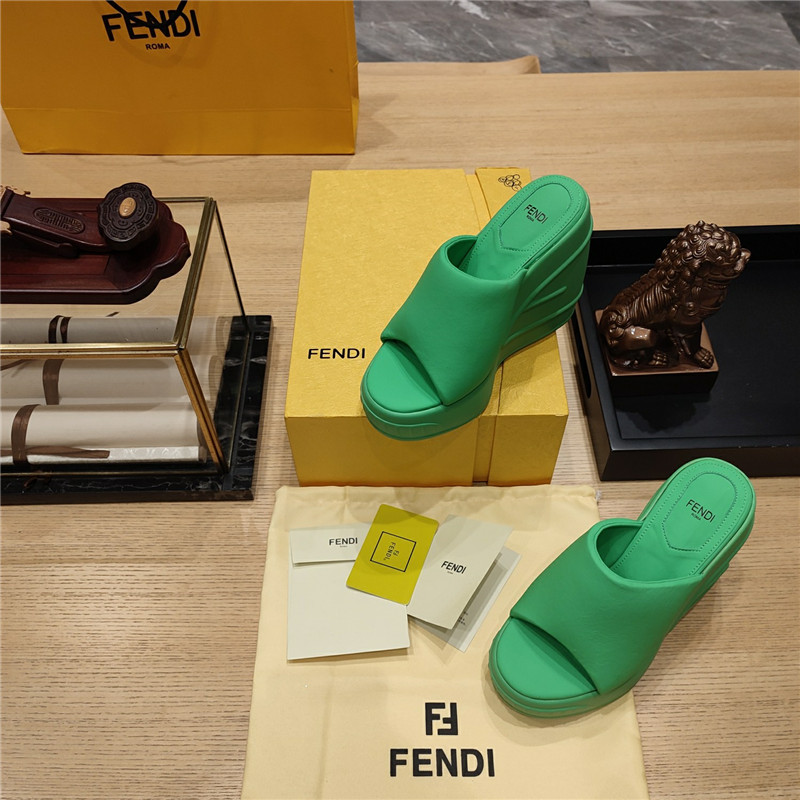 F**di wedge platform sandals