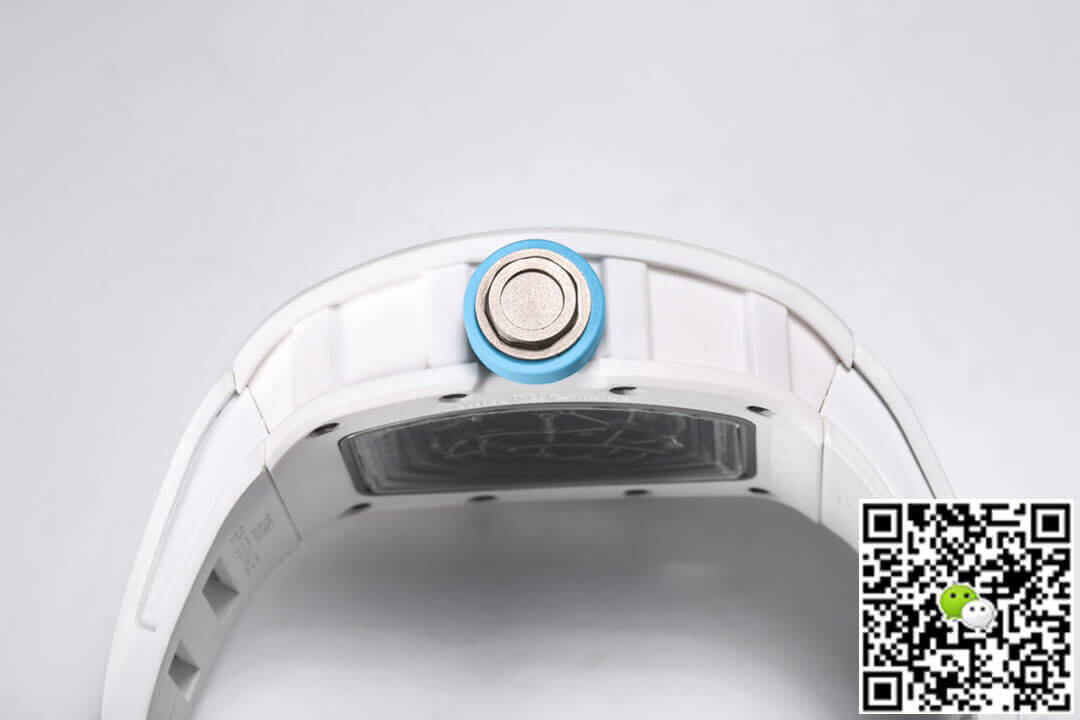 Replica Richard Mille RM-055 1:1 Best Edition BBR Factory White Ceramic Case