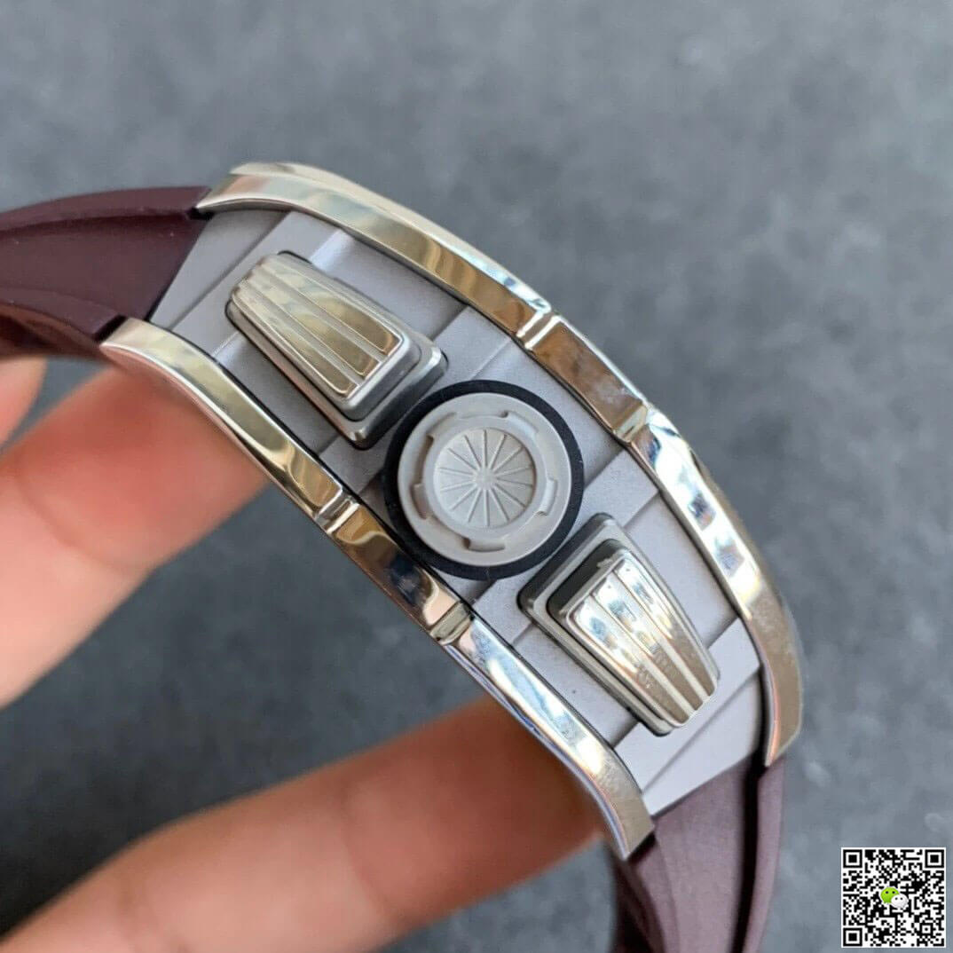 Replica Richard Mille RM11 1:1 Best Edition KV Factory Titanium Brown Strap
