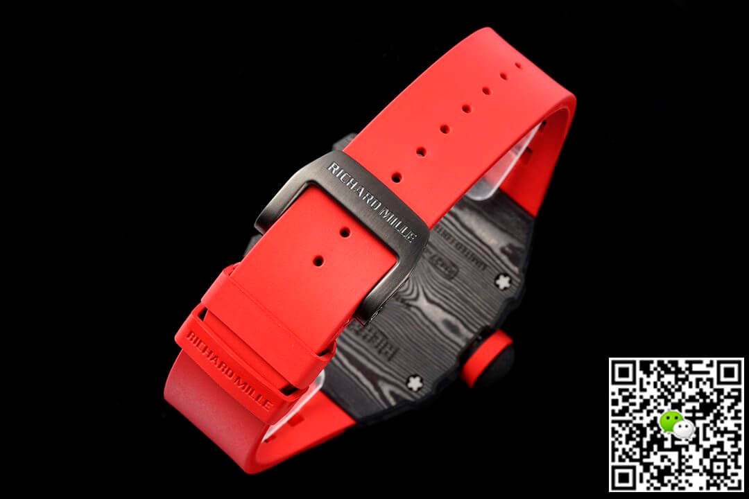 Replica Richard Mille RM27-03 Rafael Nadal Tourbillon 1:1 Best Edition RM Factory Red Rubber Strap