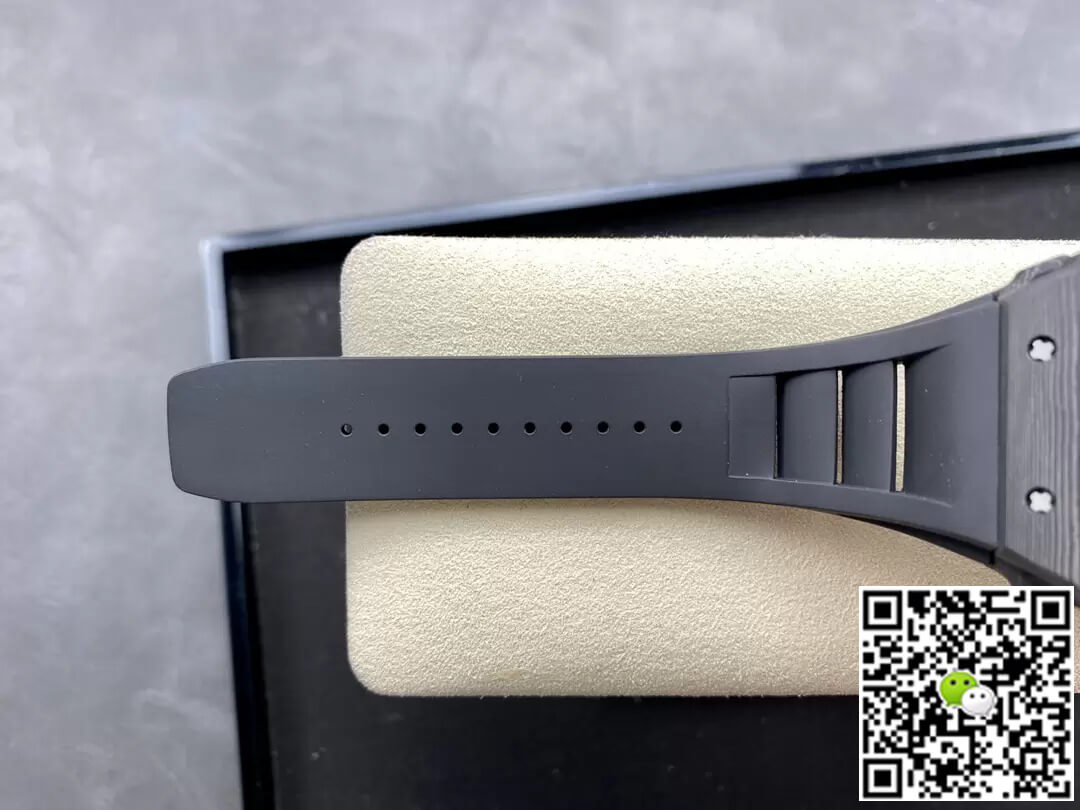 Richard Mille Replica RM35-02 1:1 Best Edition T+ Factory NTPT Carbon Fiber Black Strap