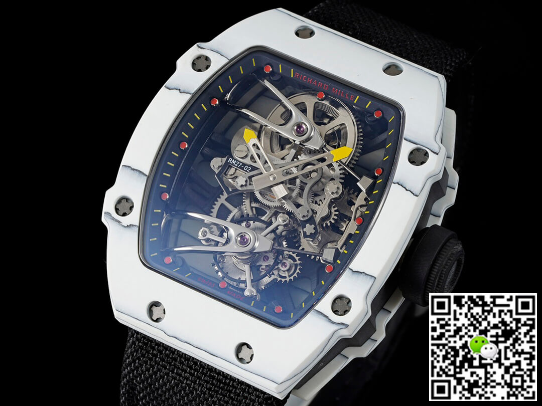 Replica Richard Mille RM27-02 Rafael Nadal Tourbillon 1:1 Best Edition RM Factory Black Strap