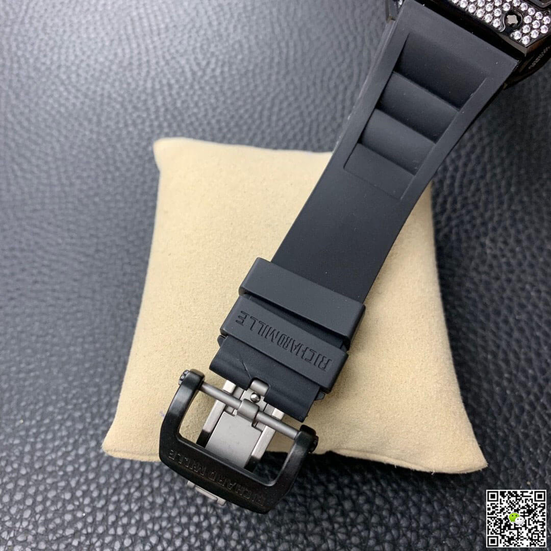 Replica Richard Mille RM055 1:1 Best Edition KV Factory D1am0nd Skeleton Dial