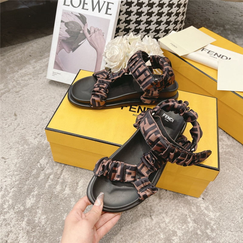 F**di letters webbing sandals