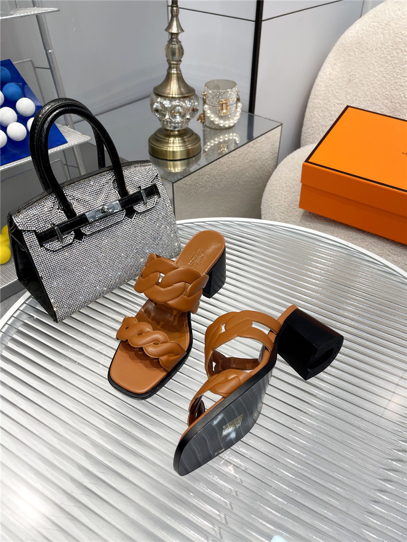 H**me5 pig nose high heel sandals