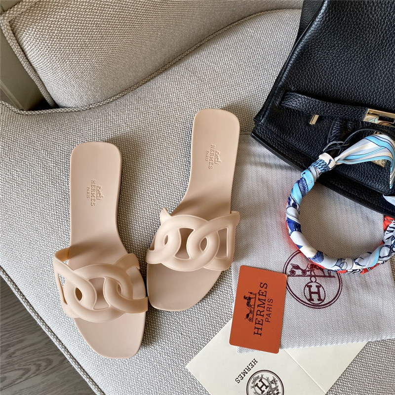 H**me5 new classic pig nose chain slippers