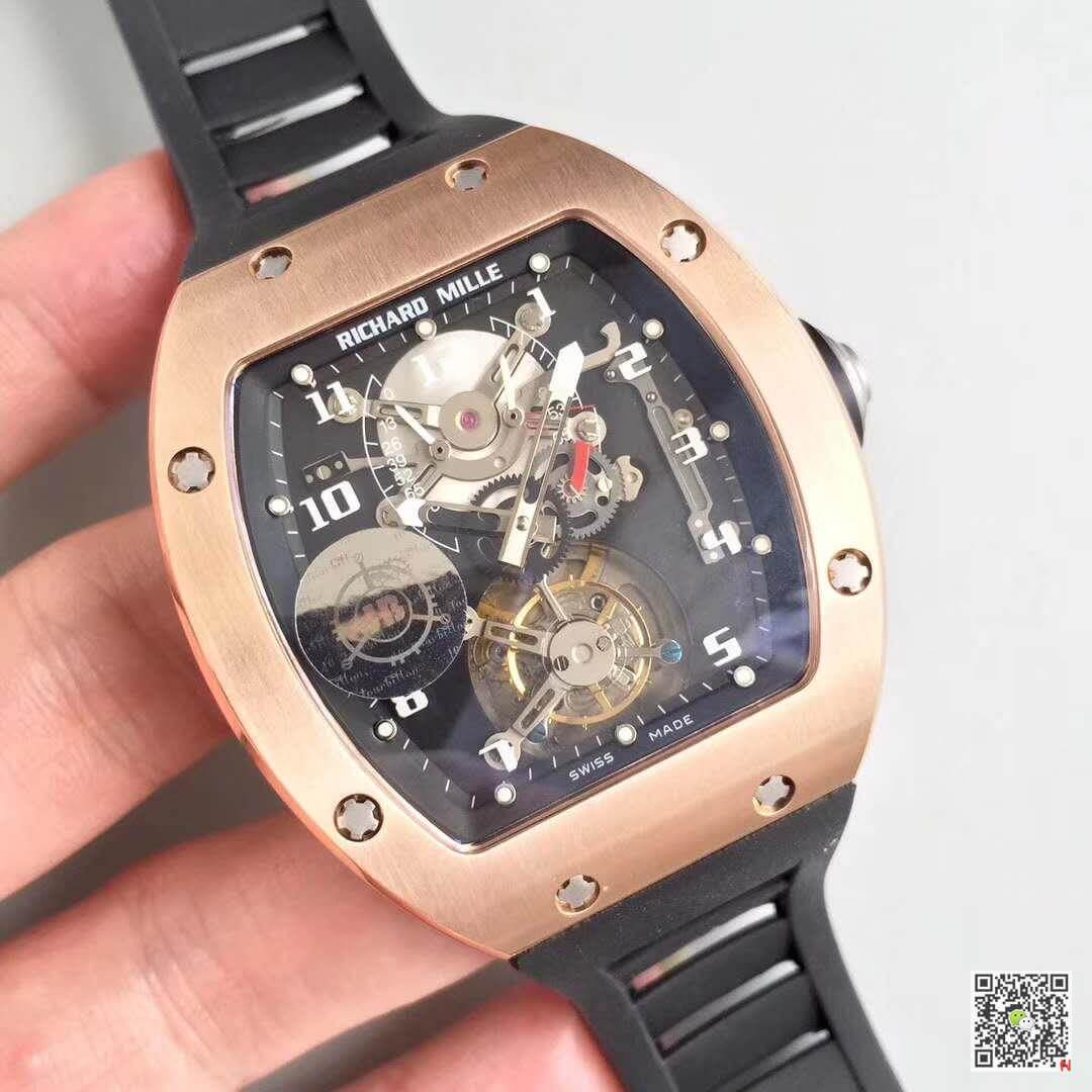 Replica Richard Mille RM001 Tourbillon JB factory 1:1 Best Edition Swiss Tourbillon