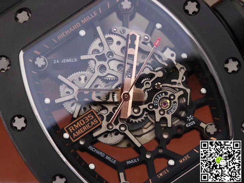 Replica Richard Mille RM035 KV Factory 1:1 Best Edition Swiss ETA8215