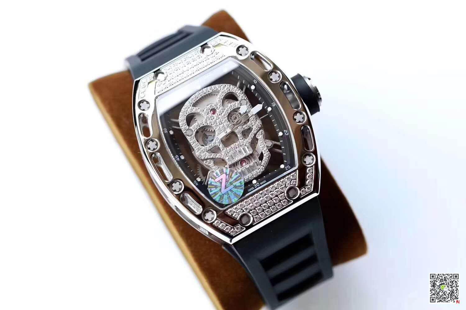 Replica Richard Mille RM052 Z Factory 1:1 Best Edition Swiss ETA6T51 black strap