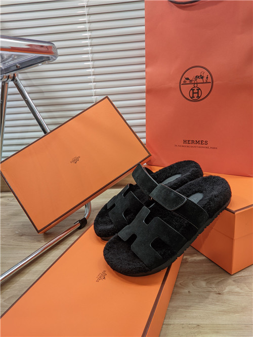 H**me5 lamb wool flat slippers