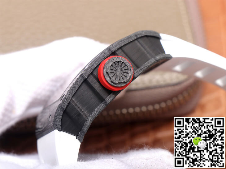 Replica Richard Mille RM35-02 1:1 Best Edition ZF Factory White Rubber Strap