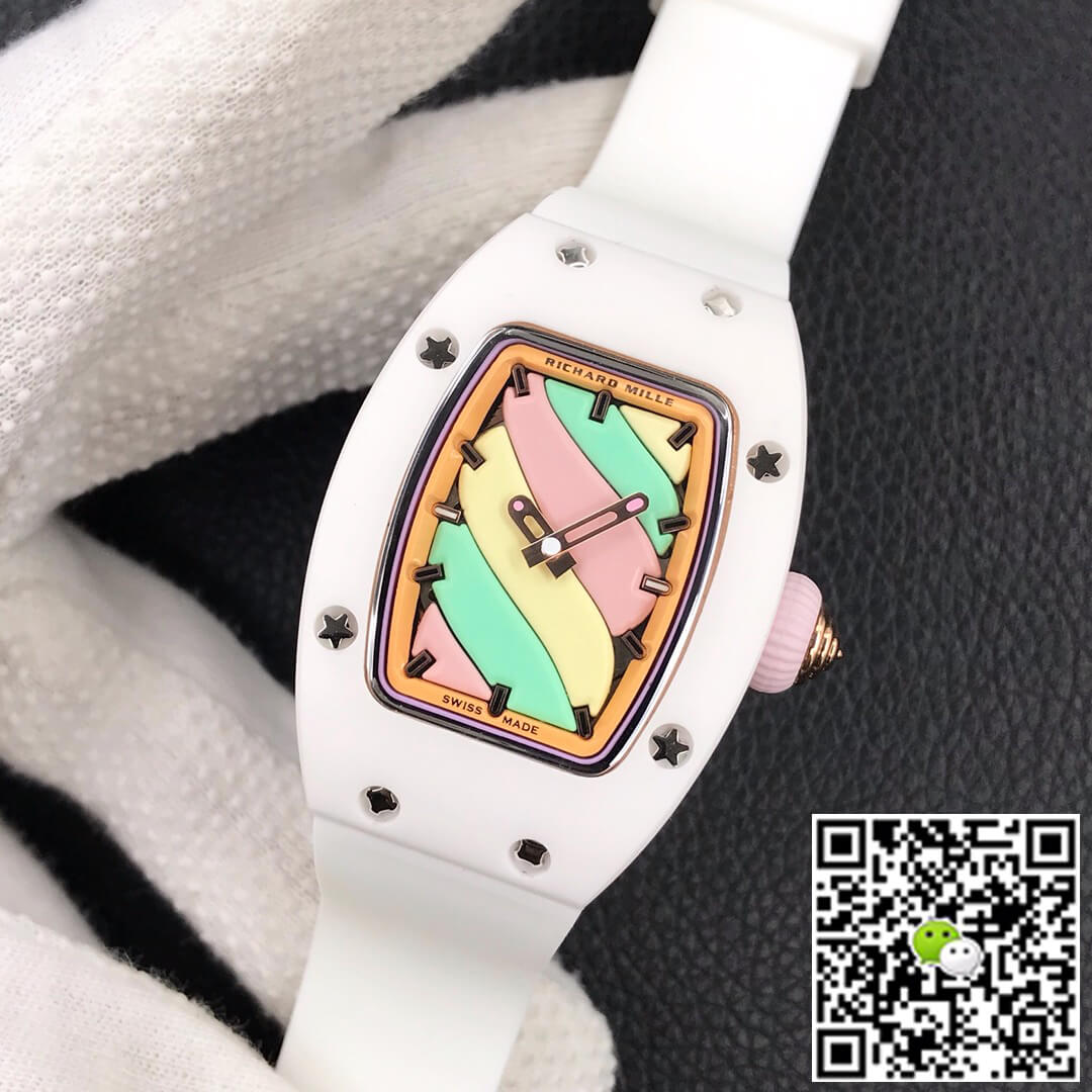 Richard Mille Replica RM-07 Bon Bon 1:1 Best Edition RM Factory White Ceramic Case