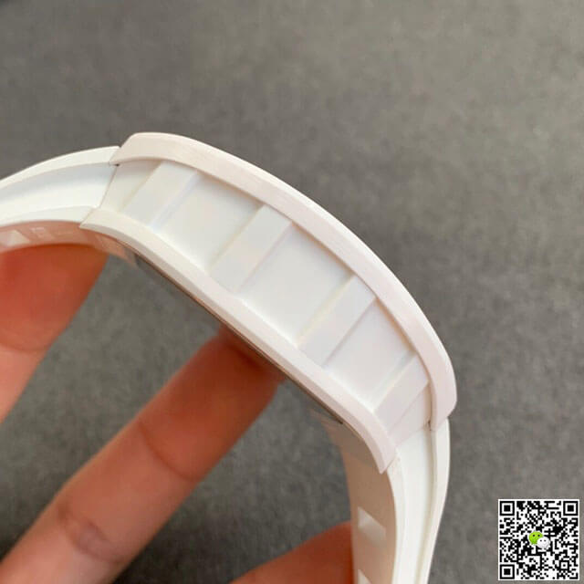 Replica Richard Mille RM055 1:1 Best Edition KV Factory V2 White Strap
