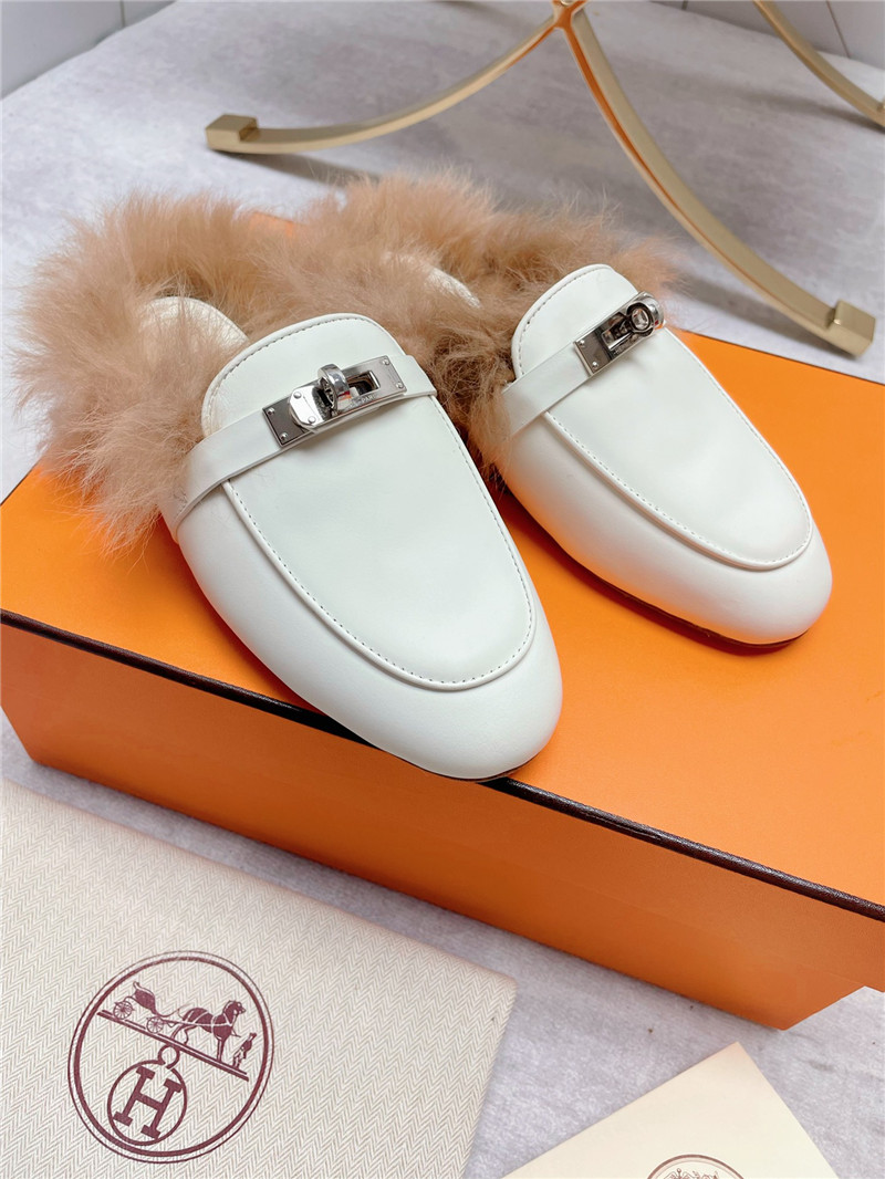 H**me5 classic wool slippers