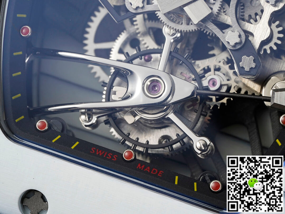 Replica Richard Mille RM27-02 Rafael Nadal Tourbillon 1:1 Best Edition RM Factory Black Strap