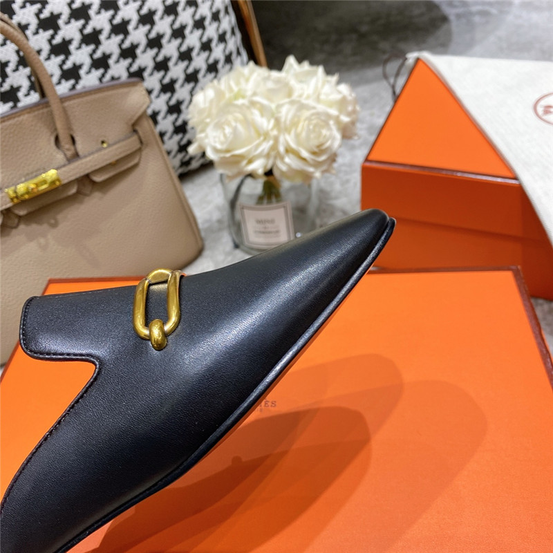 H**me5 muller flat slippers