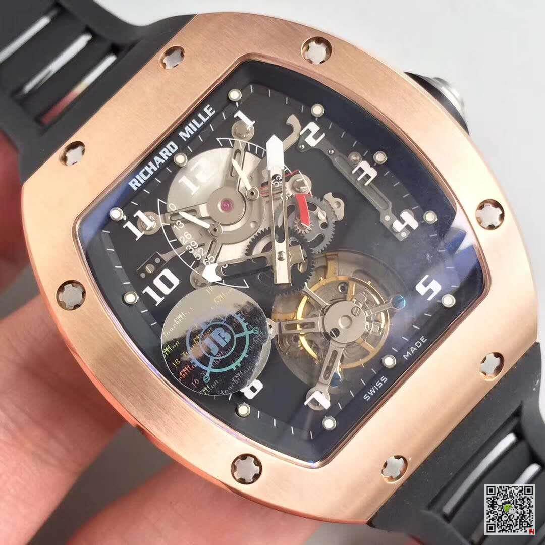Replica Richard Mille RM001 Tourbillon JB factory 1:1 Best Edition Swiss Tourbillon