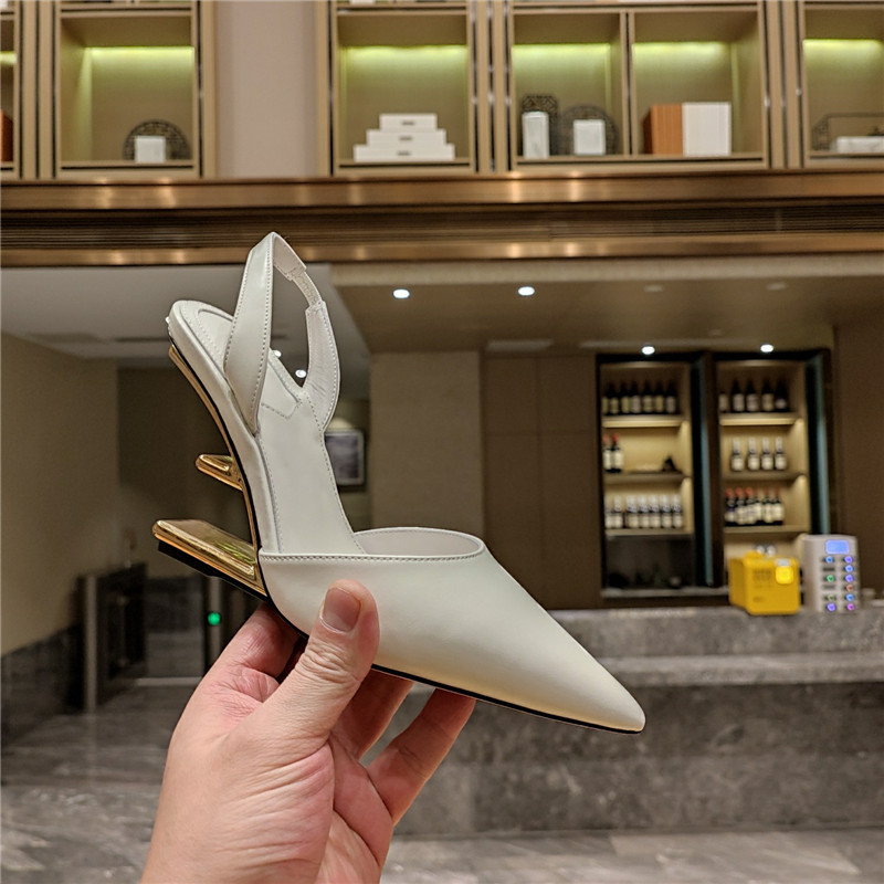 F**di strappy toe high heel sandals