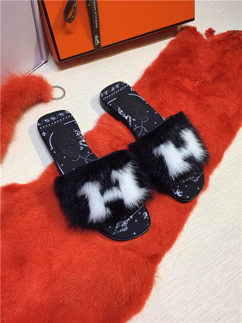 H**me5 mink slippers replica shoes