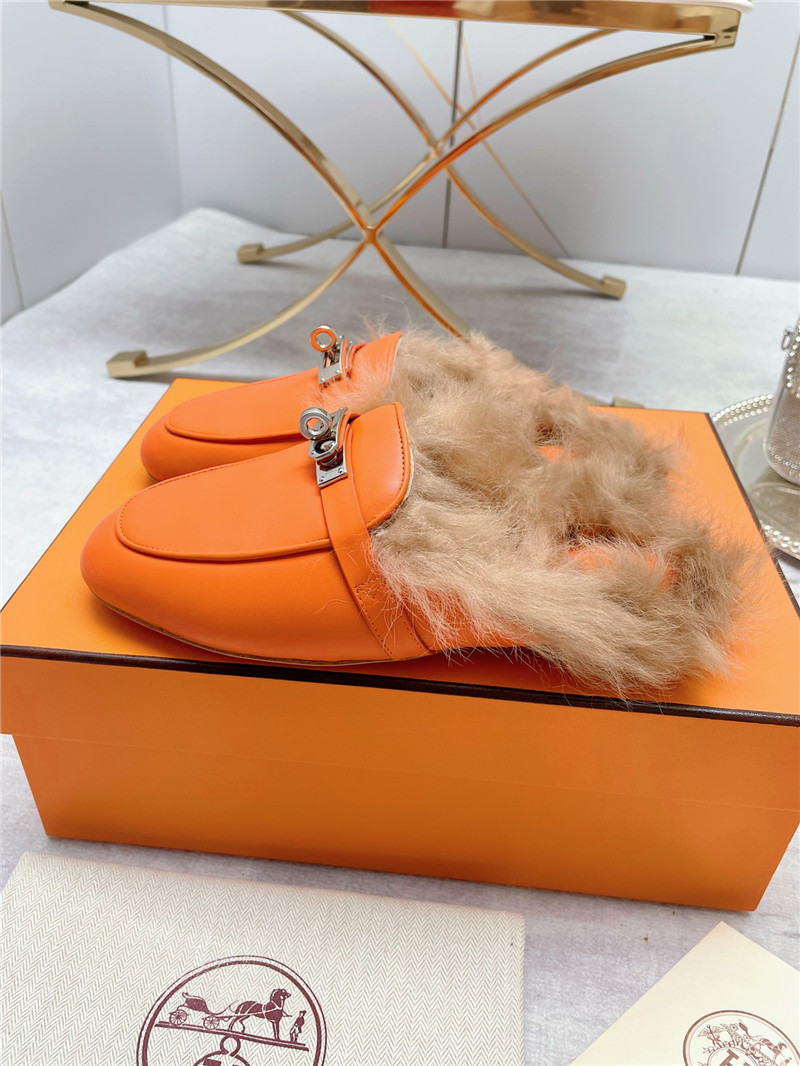 H**me5 classic wool slippers