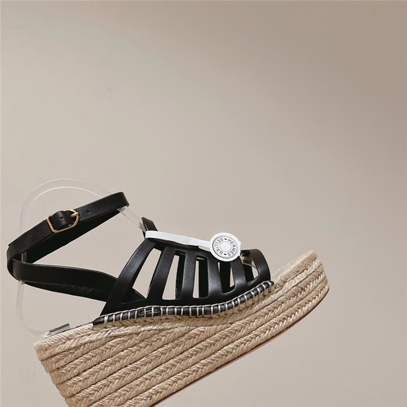 H**me5 early spring new straw sandals