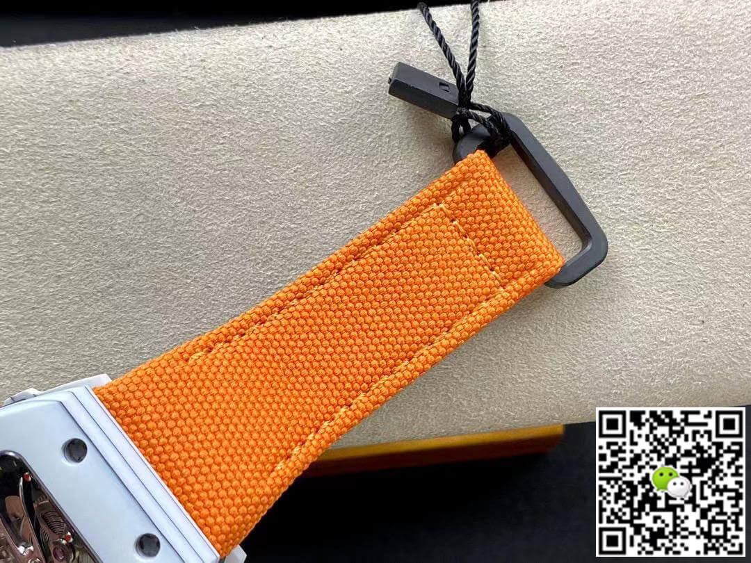 Replica Richard Mille RM27-02 1:1 Best Edition RM Factory Skeleton Tourbillon Orange Strap