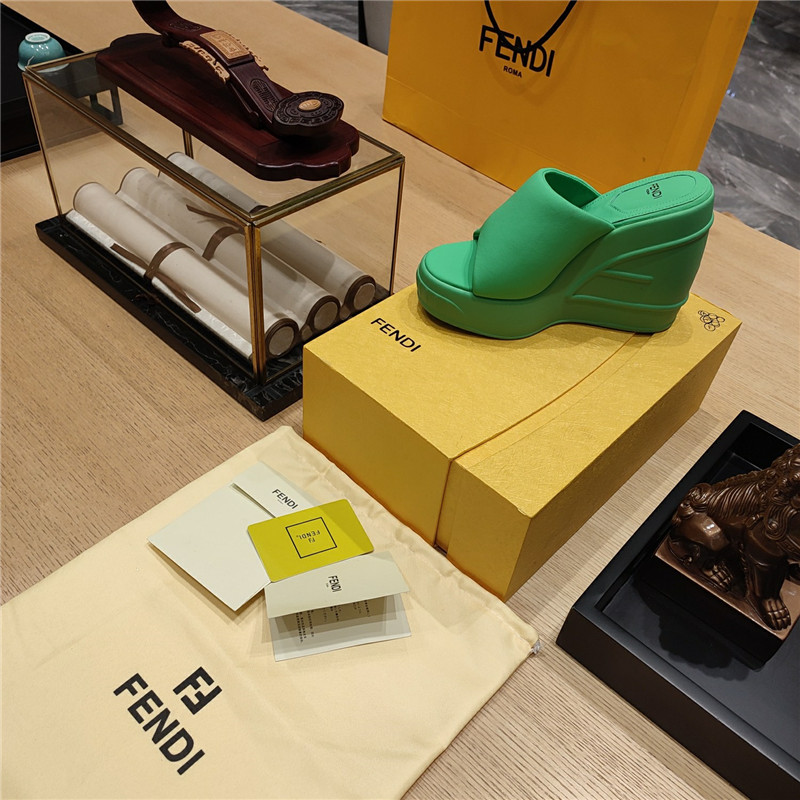 F**di wedge platform sandals