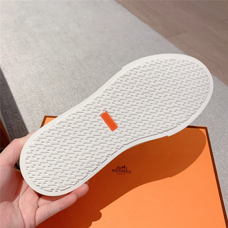 H**me5 British retro design white shoes