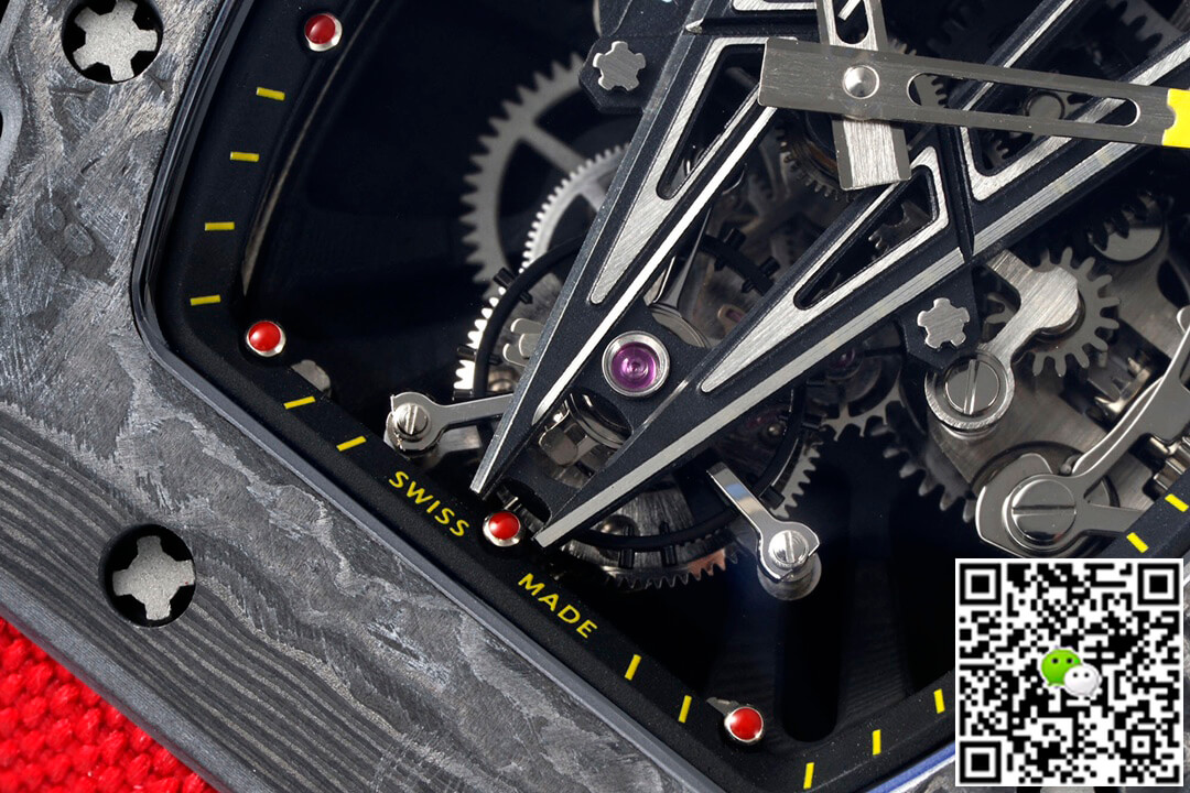 Replica Richard Mille RM27-03 Rafael Nadal Tourbillon 1:1 Best Edition RM Factory Red Strap