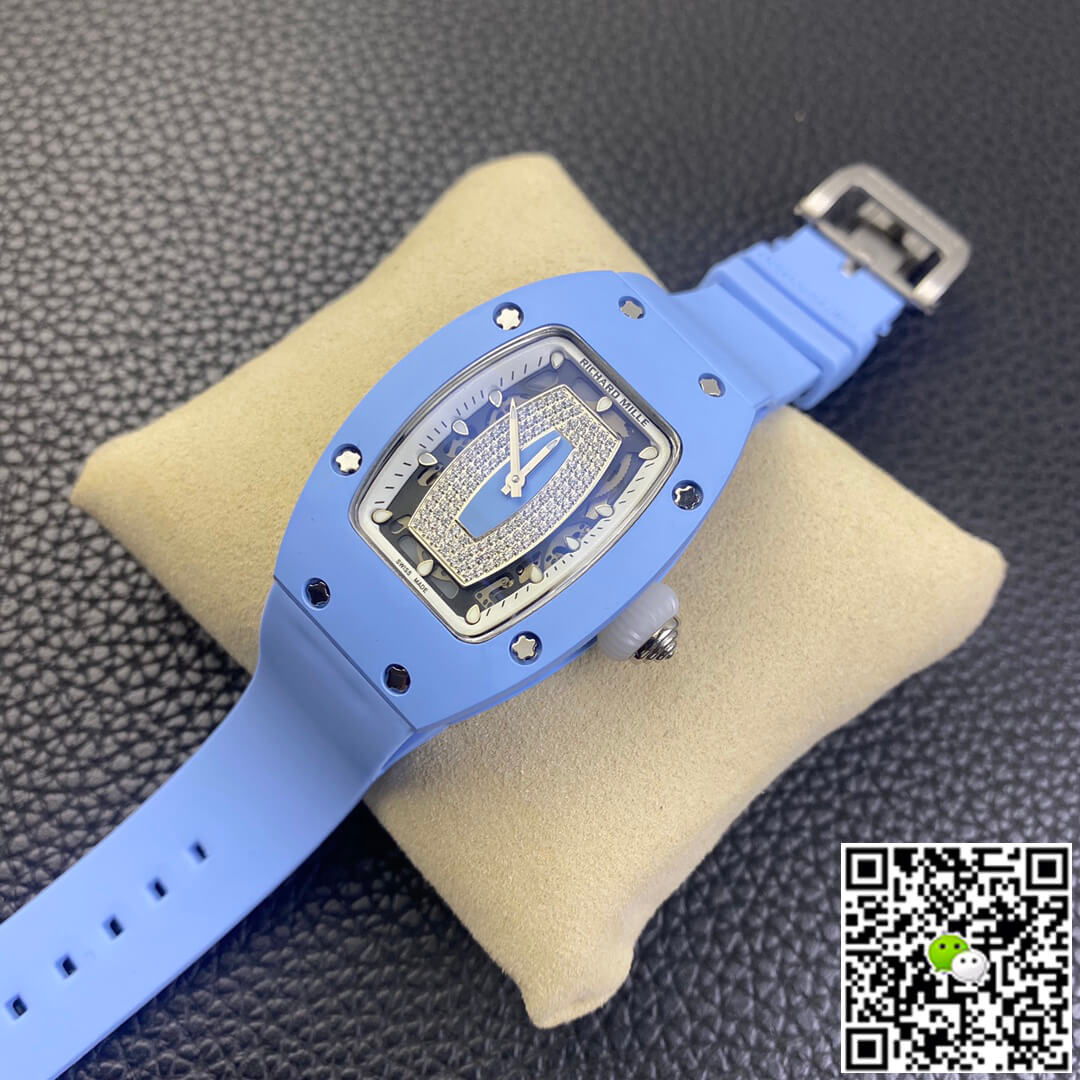 Richard Mille Replica RM 07-01 1:1 Best Edition RM Factory Blue Ceramic Case
