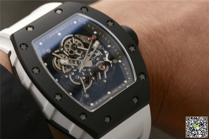 Replica Richard Mille RM055 1:1 Best Edition KV Factory Ceramic Case