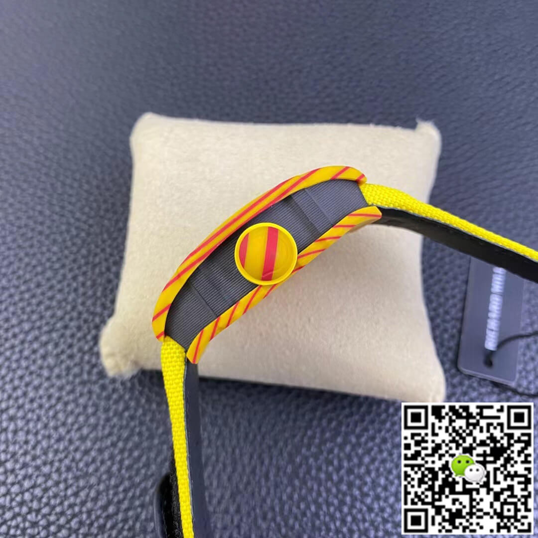 Replica Richard Mille RM27-03 Rafael Nadal Tourbillon 1:1 Best Edition RM Factory Yellow Strap