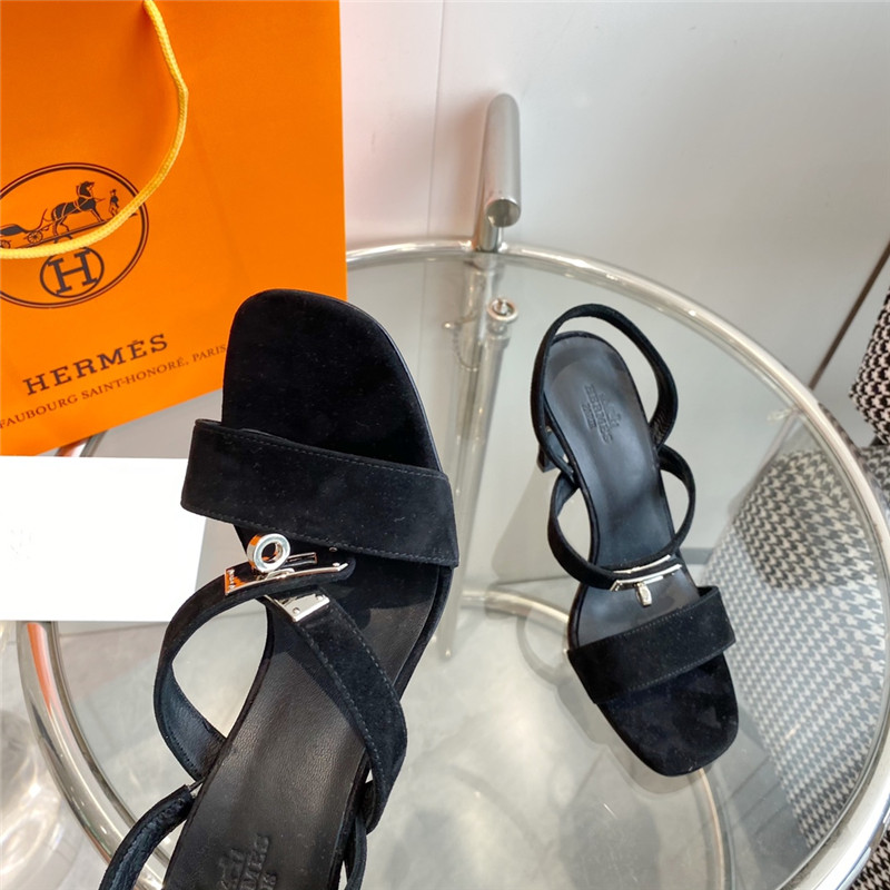 H**me5 Glamor Kelly buckle high-heeled sandals