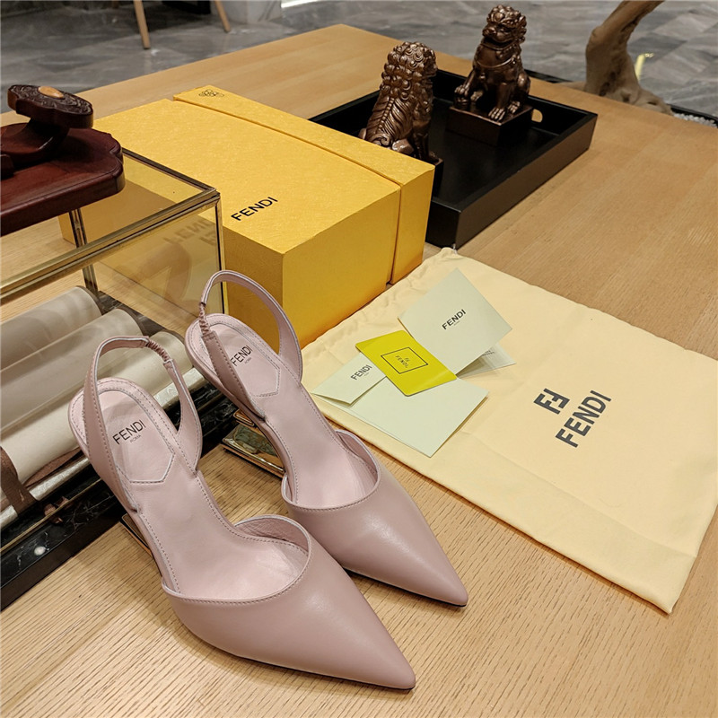 F**di strappy toe high heel sandals