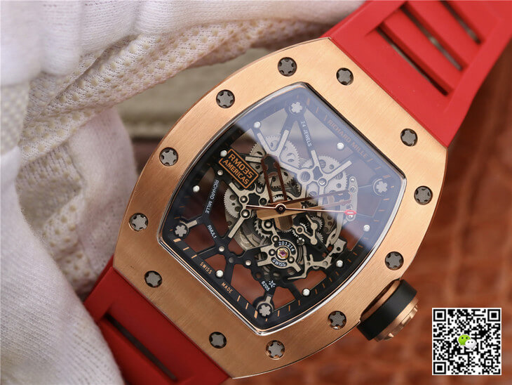 Replica Richard Mille RM035 Americas KV Factory 1:1 Best Edition Rose Gold