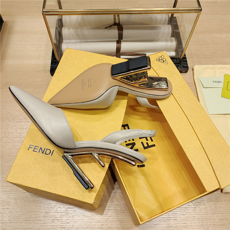 F**di strappy toe high heel sandals