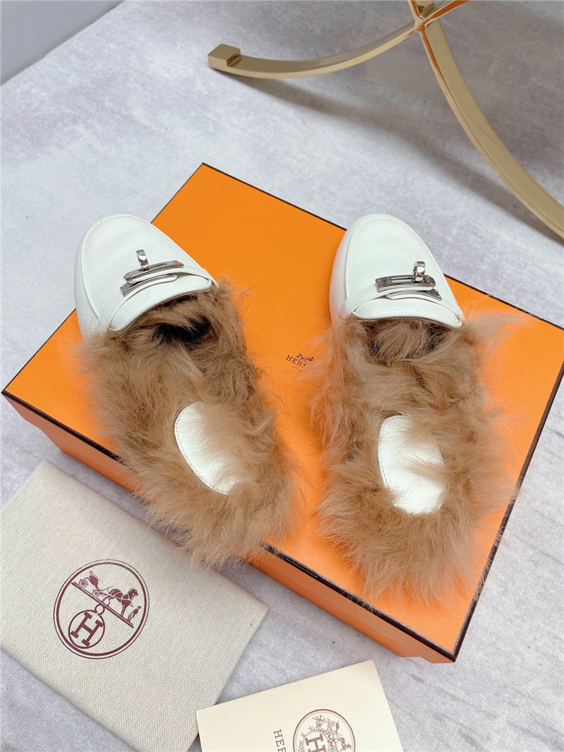 H**me5 classic wool slippers