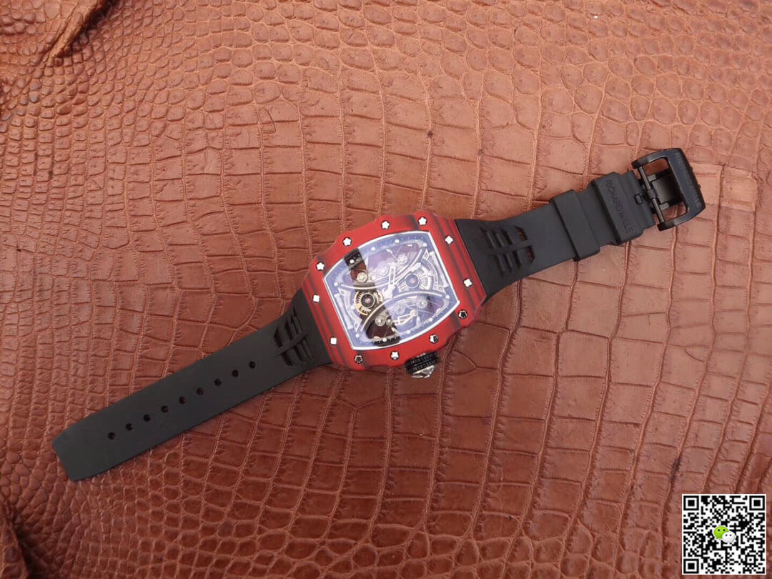 Replica Richard Mille RM53-01 1:1 Best Edition KV Factory Red TPT Carbon Fiber