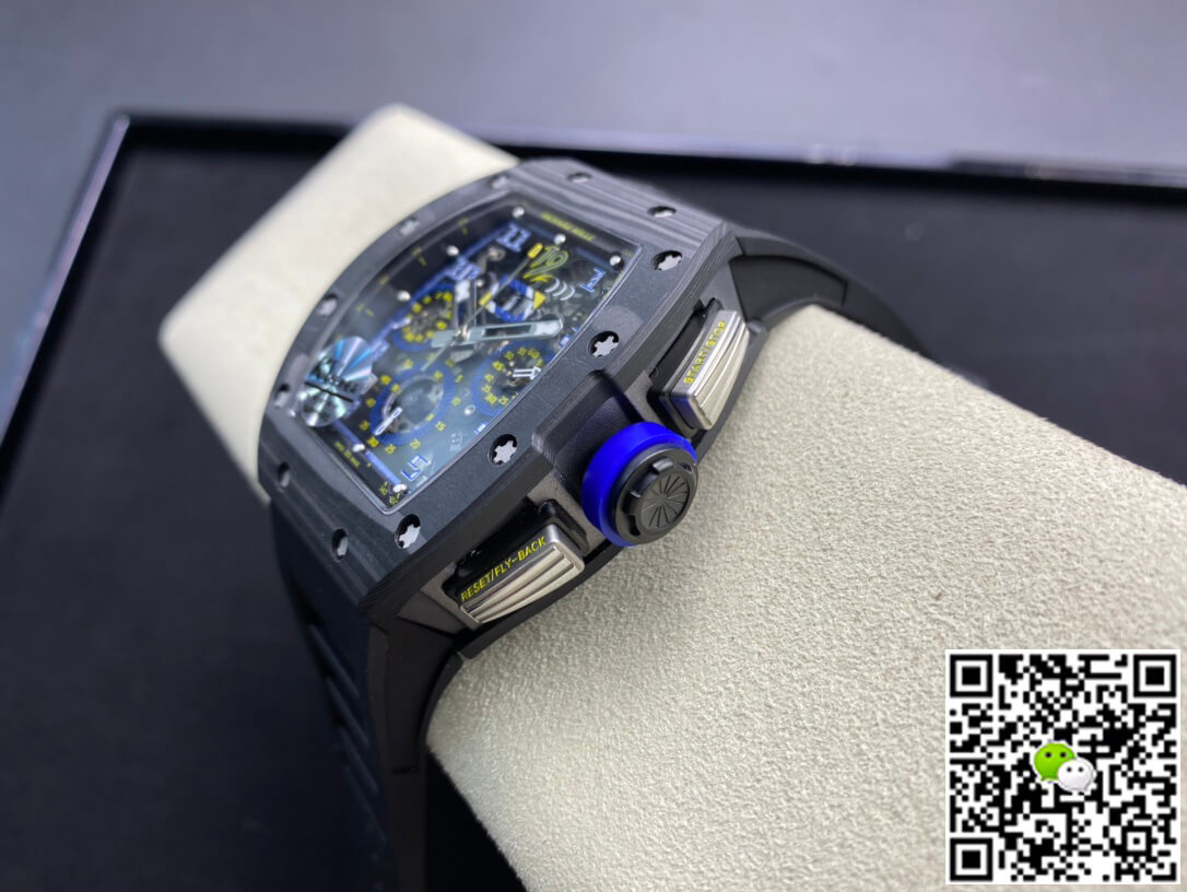 Replica Richard Mille RM-011 1:1 Best Edition KV Factory Carbon Fiber