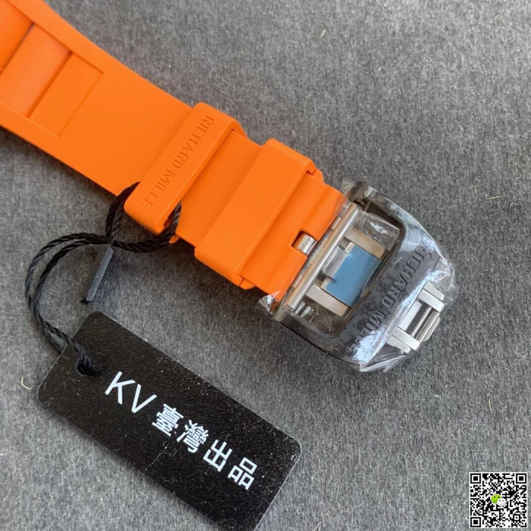 Replica Richard Mille RM35-02 1:1 Best Edition KV Factory V3 Orange Strap