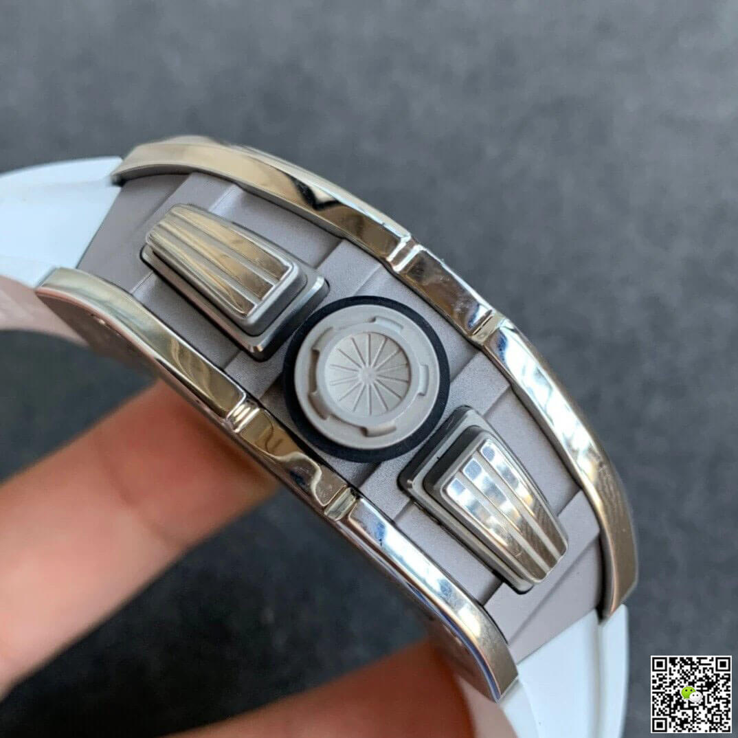 Replica Richard Mille RM11 1:1 Best Edition KV Factory Titanium White Strap