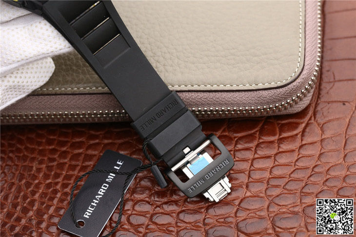Replica Richard Mille RM-011 1:1 Best Edition KV Factory Black Strap