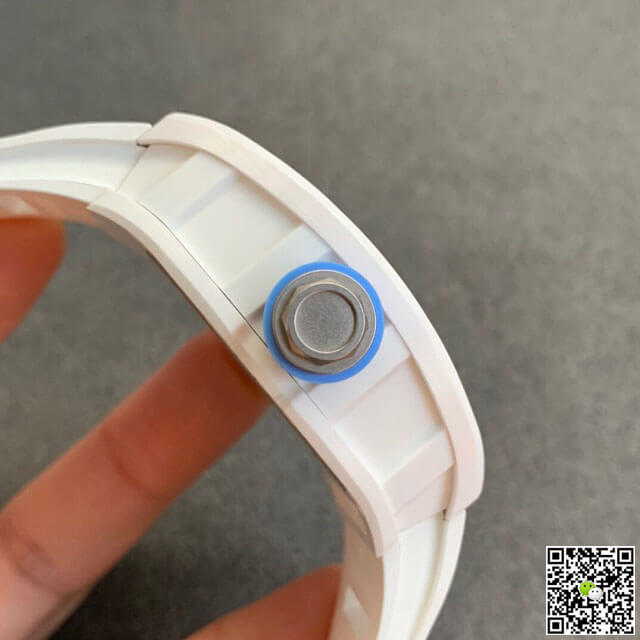 Replica Richard Mille RM055 1:1 Best Edition KV Factory V2 White Strap